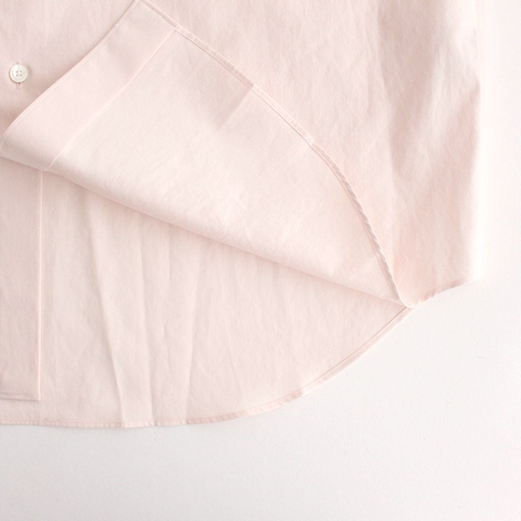 WASHED FINX TWILL SHIRT #LIGHT PINK [A23AS03TN]