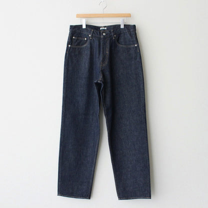 HARD TWIST DENIM WIDE PANTS #INDIGO [A00P03DM]