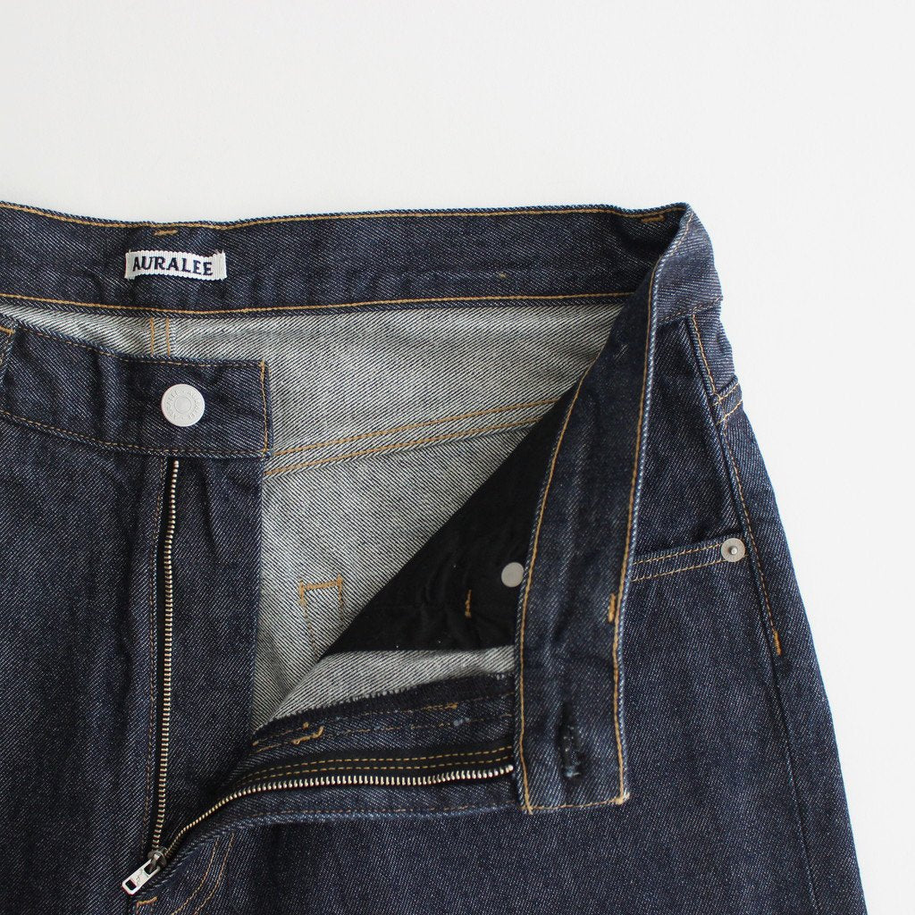 HARD TWIST DENIM WIDE PANTS #INDIGO [A00P03DM]