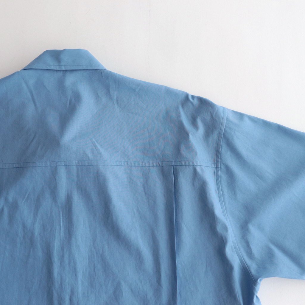 WASHED FINX TWILL BIG SHIRT #BLUE [A23AS02TN] – ciacura