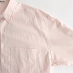 WASHED FINX TWILL BIG SHIRT #LIGHT PINK [A23AS02TN]
