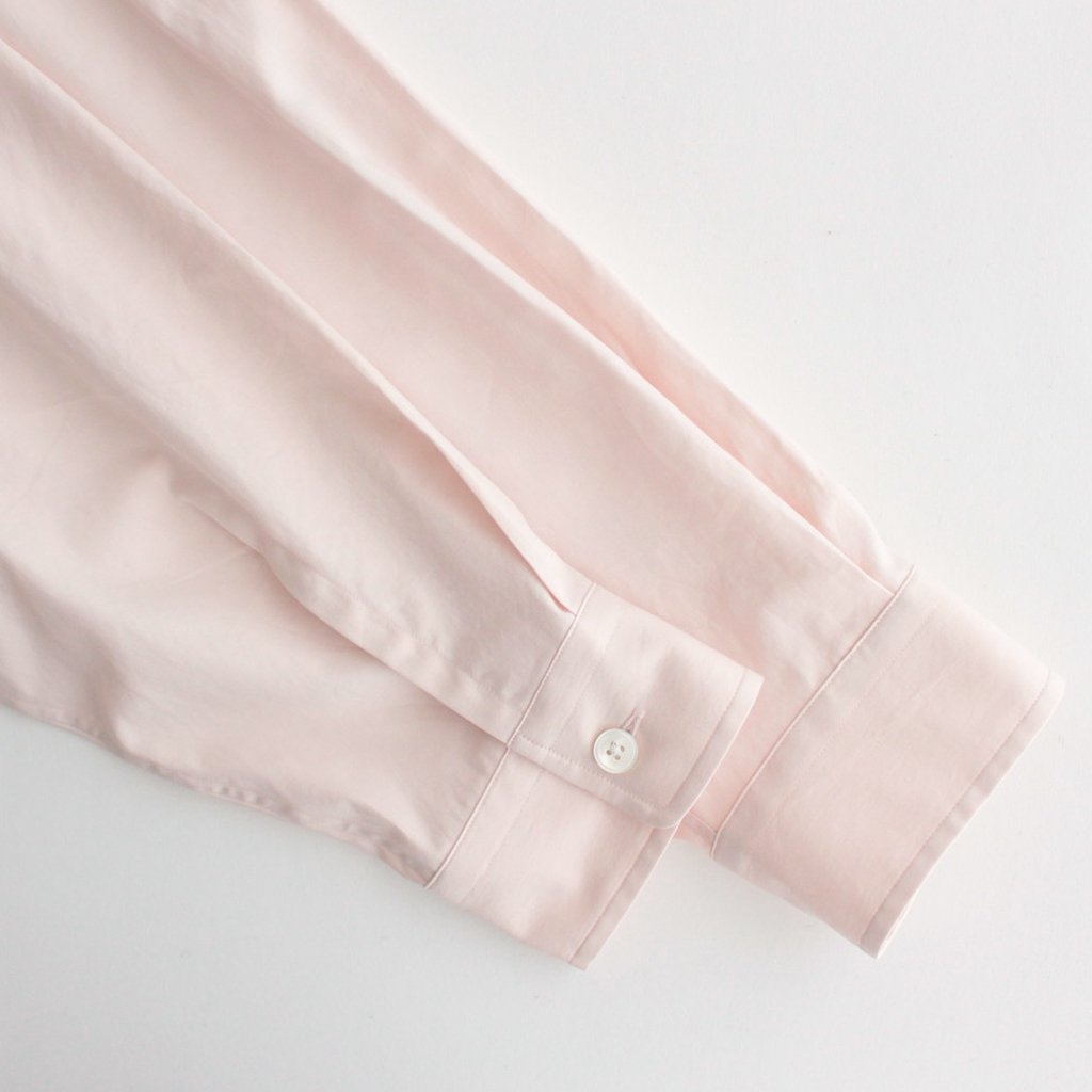 WASHED FINX TWILL BIG SHIRT #LIGHT PINK [A23AS02TN]