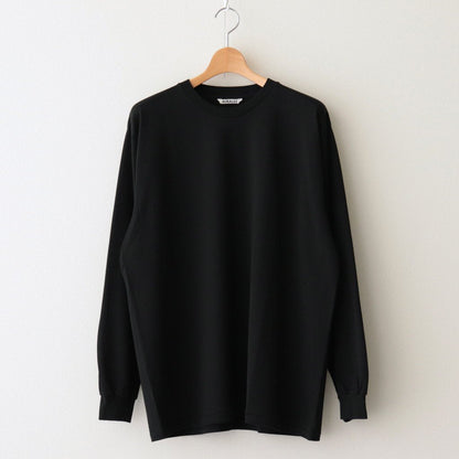 LUSTER PLAITING L/S TEE #BLACK [A00SP01GT]