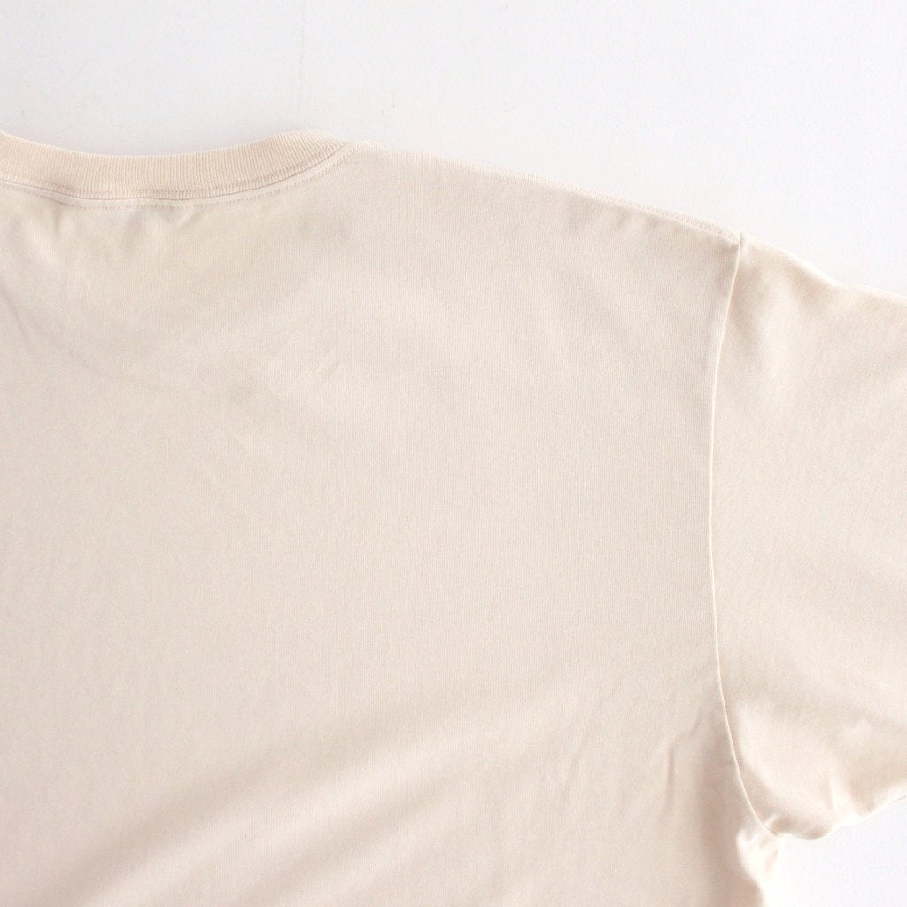 LUSTER PLAITING L/S TEE #PEACH BEIGE [A00SP01GT]