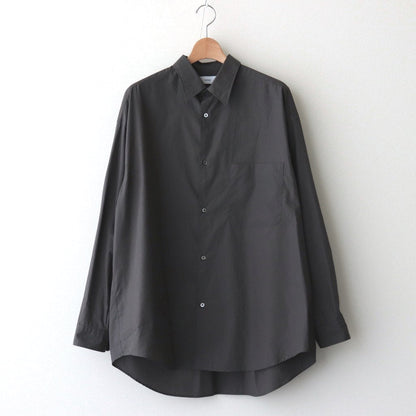 Broad L/S Oversized Regular Collar Shirt #C.GRAY [GM234-50001B]