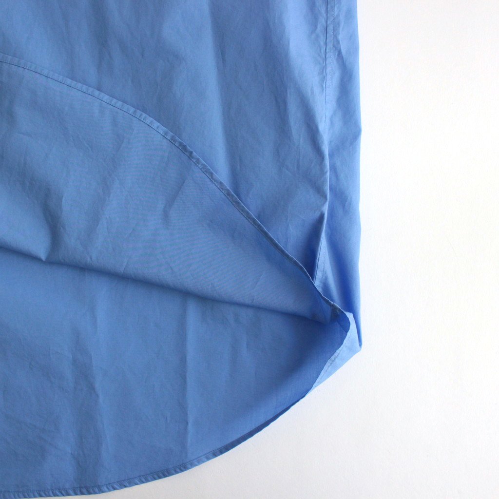 Broad L/S Oversized Regular Collar Shirt #BLUE [GM234-50001B]