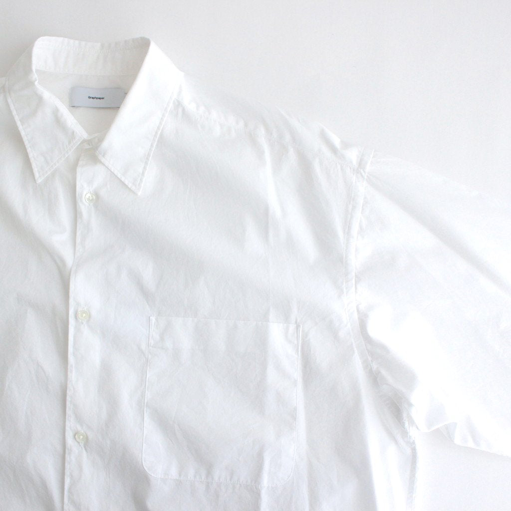 Broad L/S Oversized Regular Collar Shirt #WHITE [GM234-50001B]