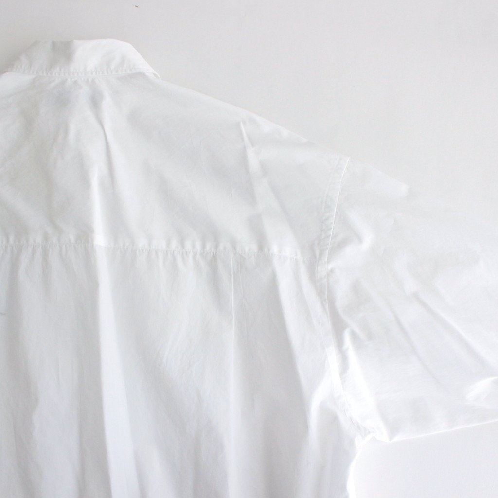 Broad L/S Oversized Regular Collar Shirt #WHITE [GM234-50001B]