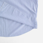 Broad L/S Oversized Regular Collar Shirt #BLUE STRIPE [GM234-50001STB]