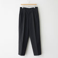 3PLEATED WIDE TROUSERS #BLACK [YK23FW0523P]