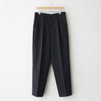 3PLEATED WIDE TROUSERS #BLACK [YK23FW0523P]