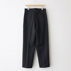 3PLEATED WIDE TROUSERS #BLACK [YK23FW0523P]