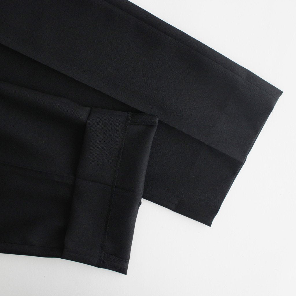 3PLEATED WIDE TROUSERS #BLACK [YK23FW0523P]