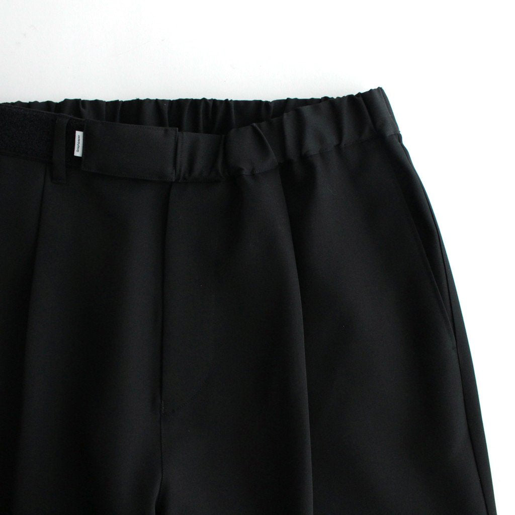 Scale Off Wool Wide Chef Pants #BLACK [GM241-40173B]