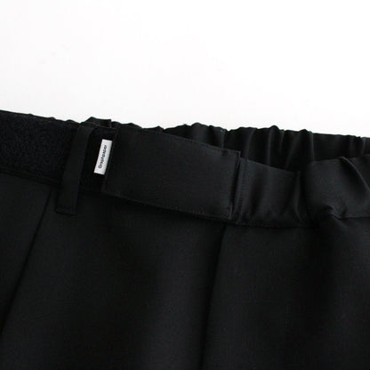 Scale Off Wool Wide Chef Pants #BLACK [GM241-40173B]