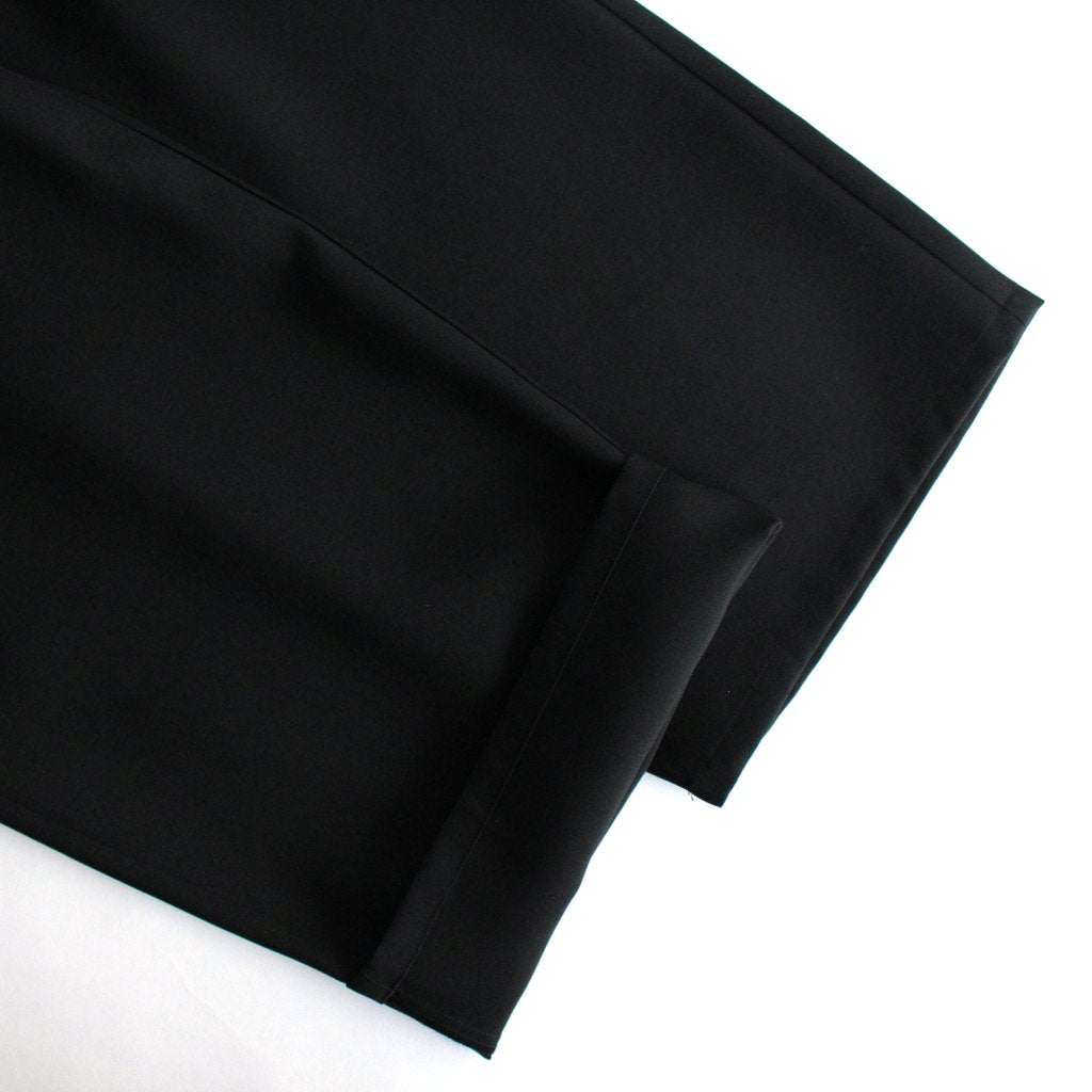 Scale Off Wool Wide Chef Pants #BLACK [GM241-40173B]