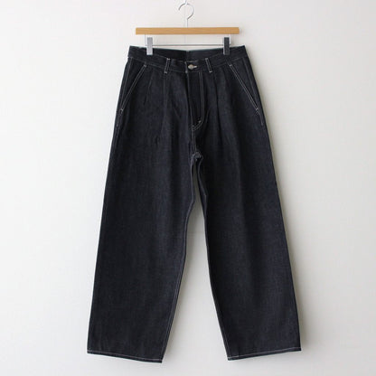 Selvage Denim Two Tuck Pants #RIGID [GU241-40188RB]