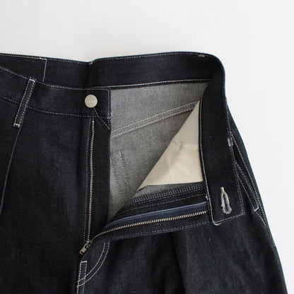 Selvage Denim Two Tuck Wide Pants #RIGID [GL241-40189RB]