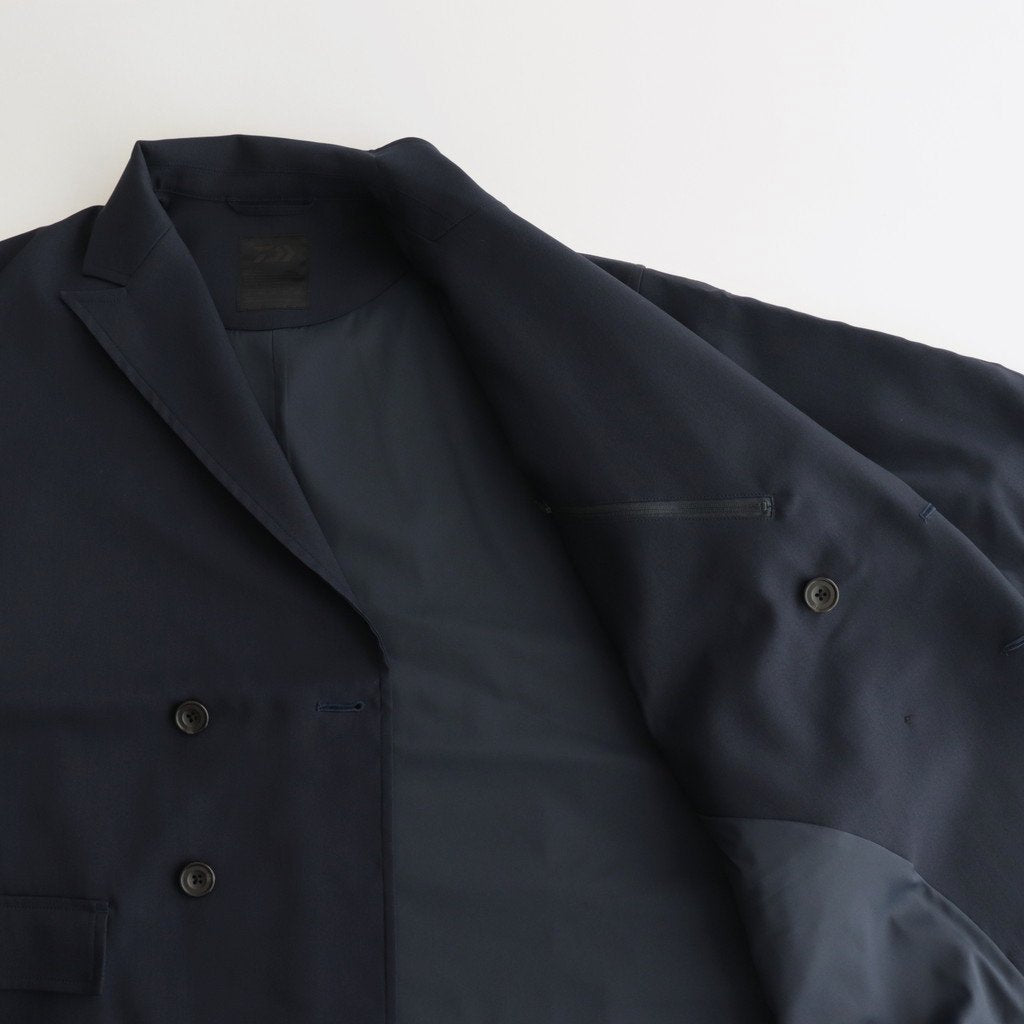 W's TECH DOUBLE-BREASTED JACKET MOD #D.NAVY [BJ-57023WL] – ciacura