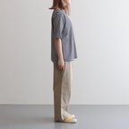 CHINO CLOTH PANTS TUCK STRAIGHT #KHAKI [63607]