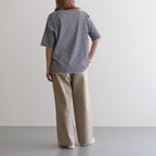CHINO CLOTH PANTS TUCK STRAIGHT #KHAKI [63607]