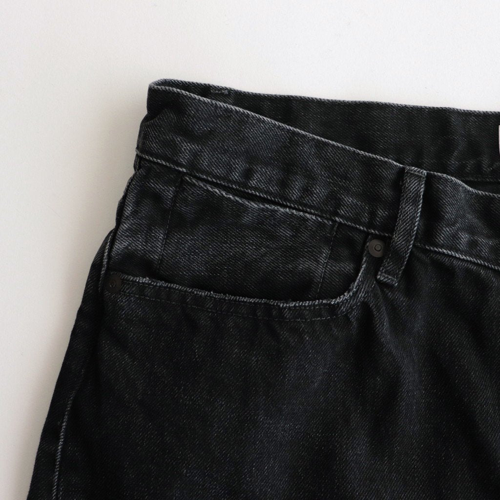 THE JEAN TROUSERS #BLACK SELVEDGE [ST-2(F)] – ciacura