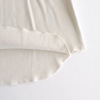 COTTON RIB TURTLENECK #IVORY WHITE [L2401-CS007]