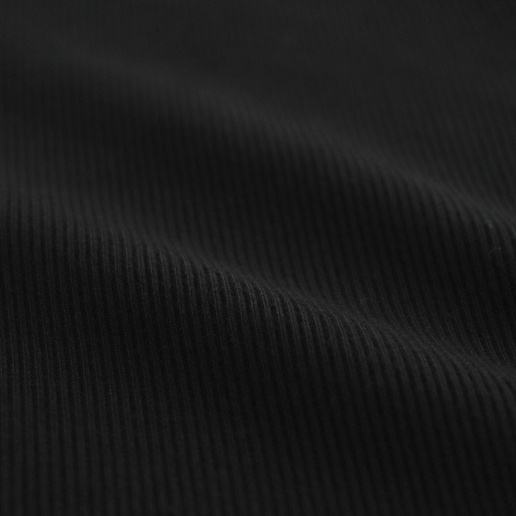 COTTON RIB TURTLENECK #BLACK [L2401-CS007]