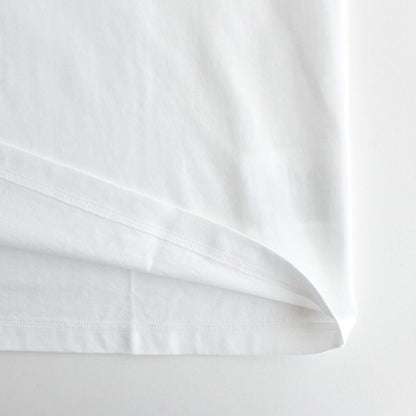 Cotton jersey product print L/ST shirt #WHITE [HL-T010-051]