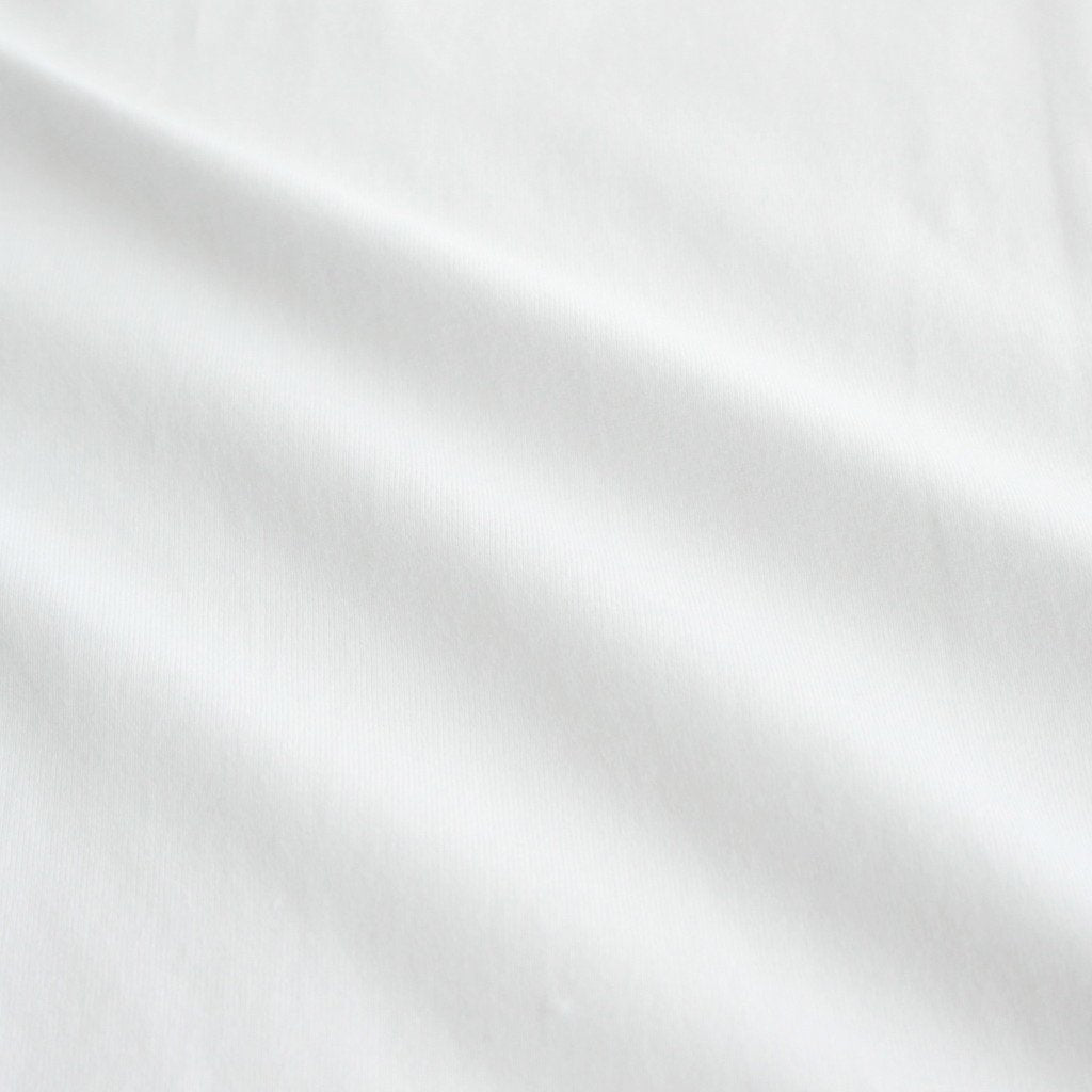 Cotton jersey product print L/ST shirt #WHITE [HL-T010-051]