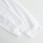 Cotton jersey product print L/ST shirt #WHITE [HL-T010-051]