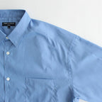 Cotton broadcloth L/S shirt #SAX [HL-B010-051]