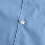 Cotton broadcloth L/S shirt #SAX [HL-B010-051]