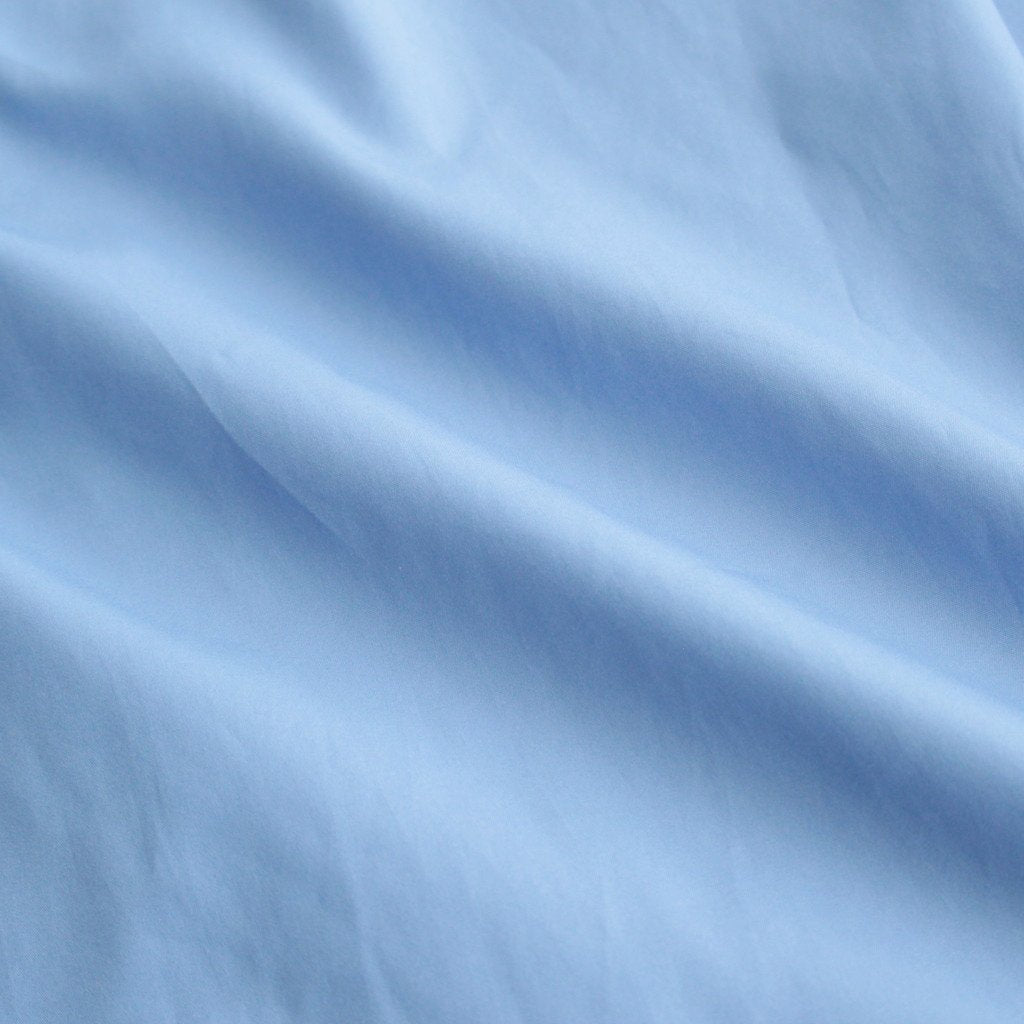 Cotton broadcloth L/S shirt #SAX [HL-B010-051]