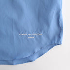 Cotton broadcloth L/S shirt #SAX [HL-B010-051]