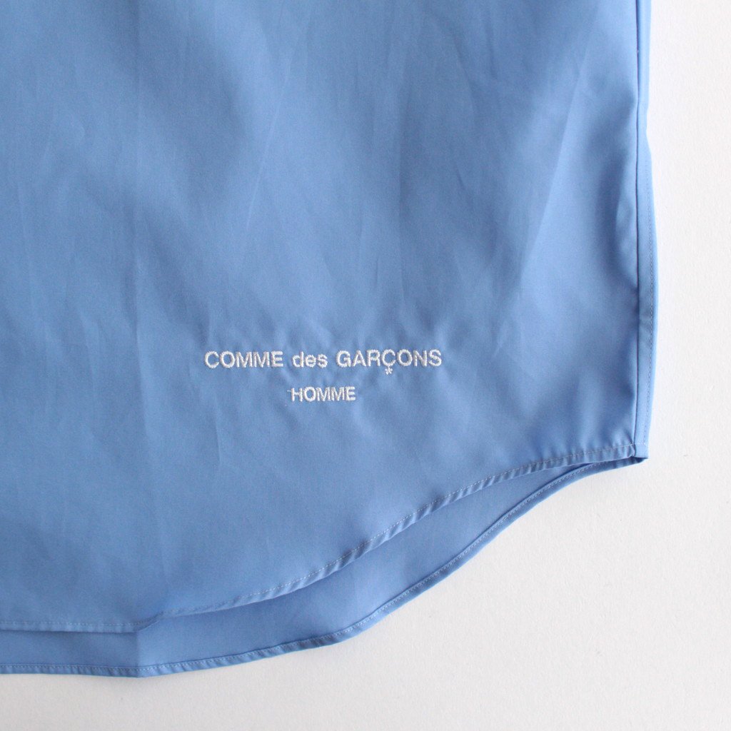 Cotton broadcloth L/S shirt #SAX [HL-B010-051]