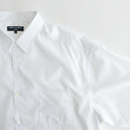 Cotton broadcloth L/S shirt #WHITE [HL-B010-051]