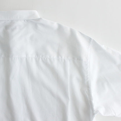 Cotton broadcloth L/S shirt #WHITE [HL-B010-051]