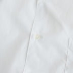 Cotton broadcloth L/S shirt #WHITE [HL-B010-051]