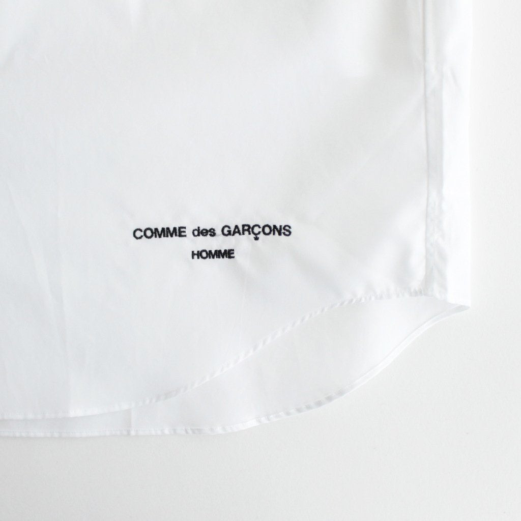 Cotton broadcloth L/S shirt #WHITE [HL-B010-051]