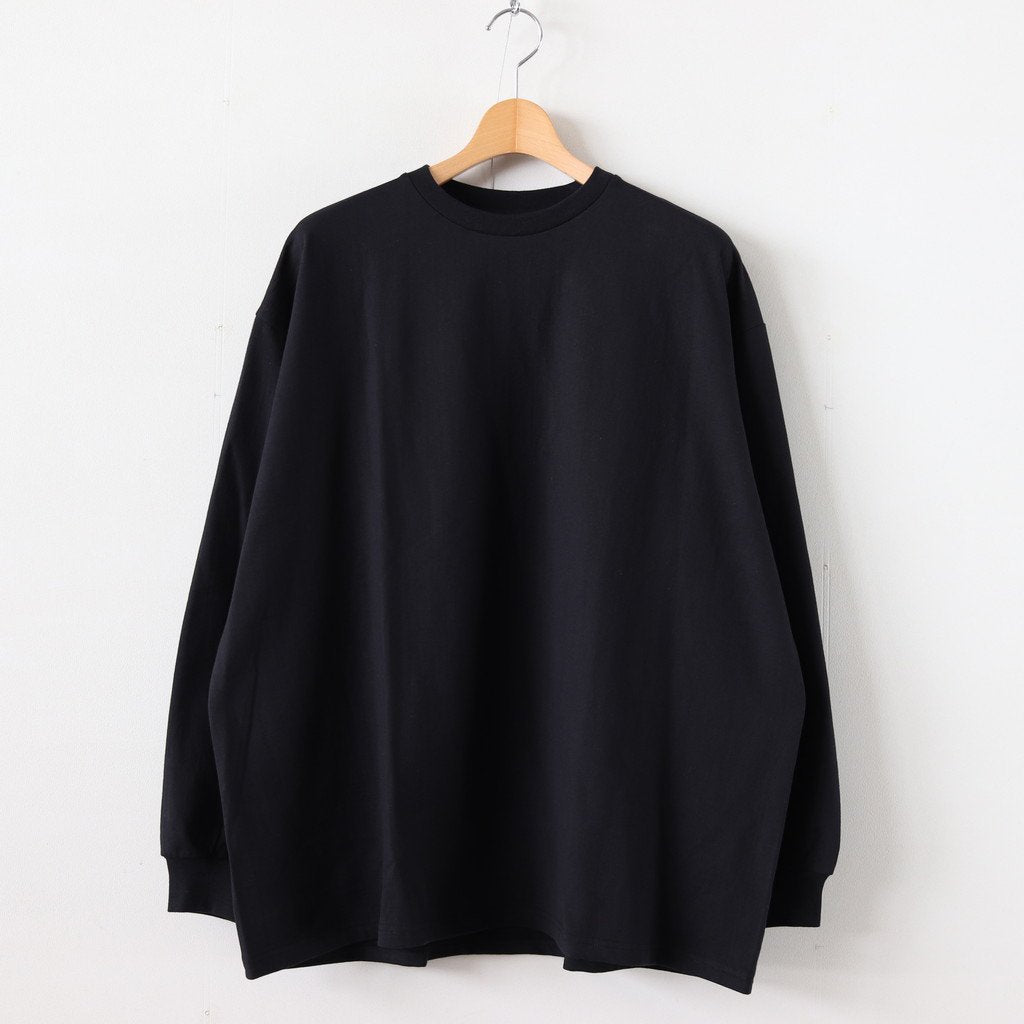 L/S Oversized Tee #BLACK [GU241-70105B]