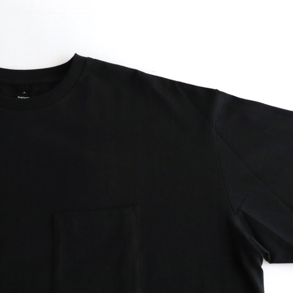 L/S Oversized Pocket Tee #BLACK [GU233-70107B]