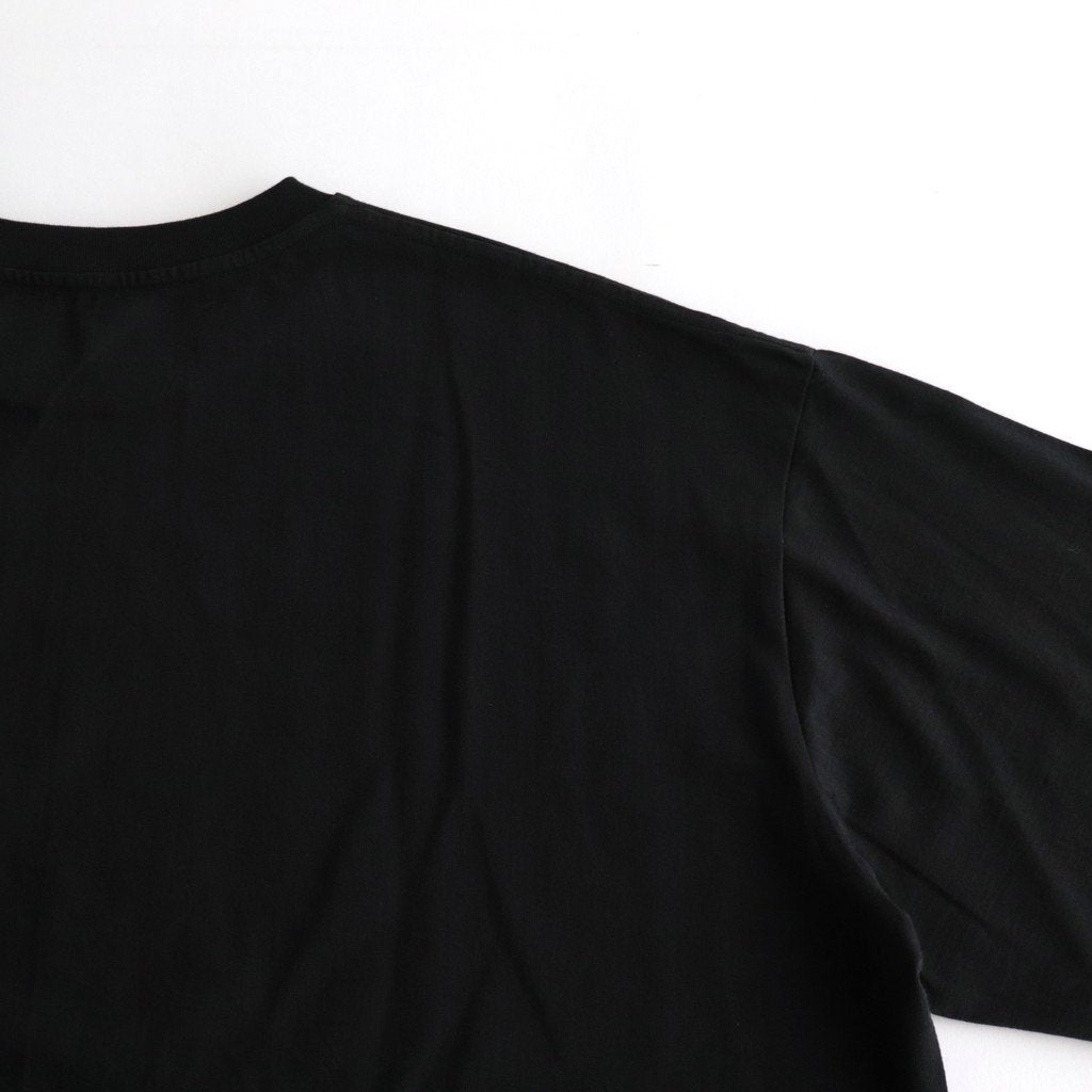 L/S Oversized Pocket Tee #BLACK [GU233-70107B]