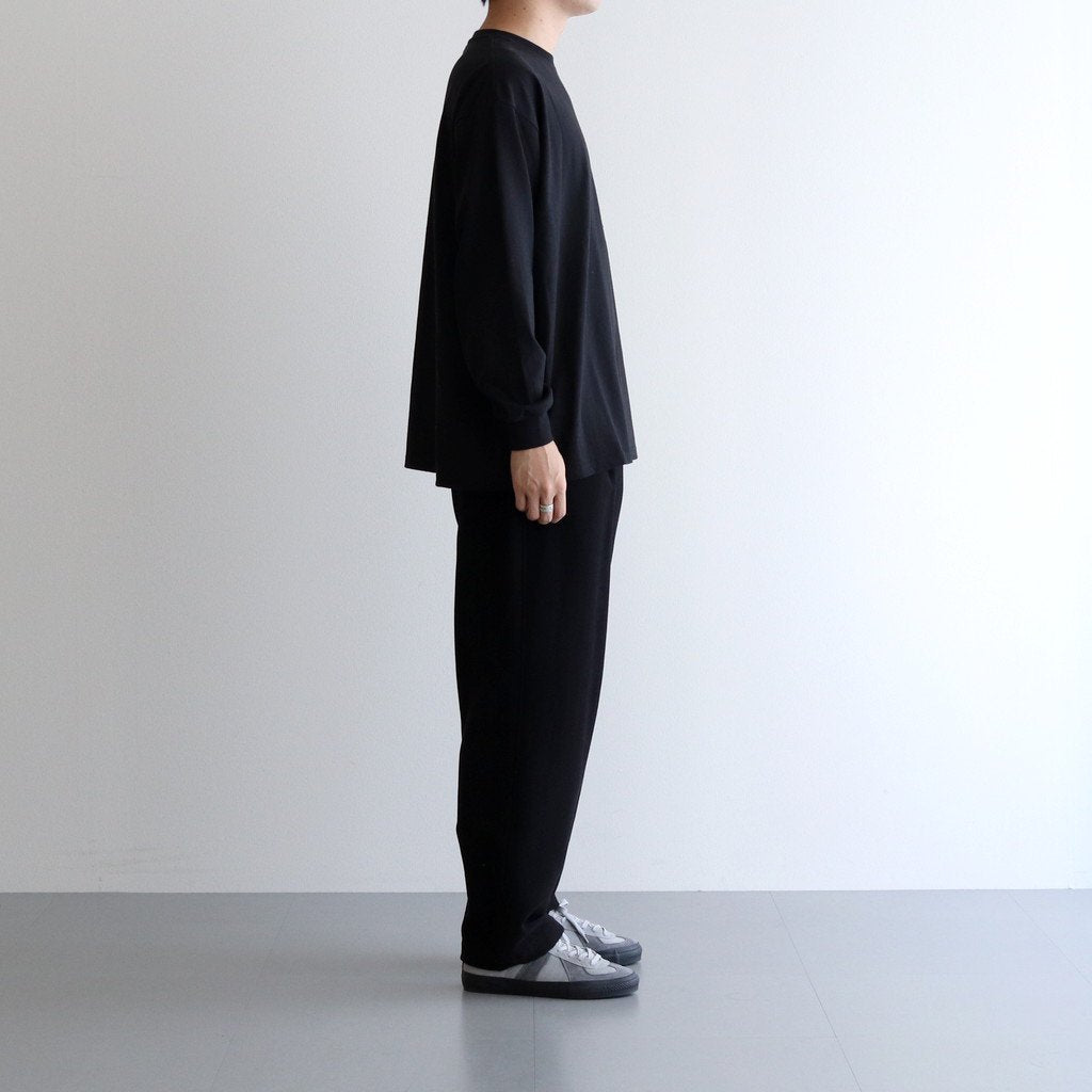 L/S Oversized Pocket Tee #BLACK [GU233-70107B]