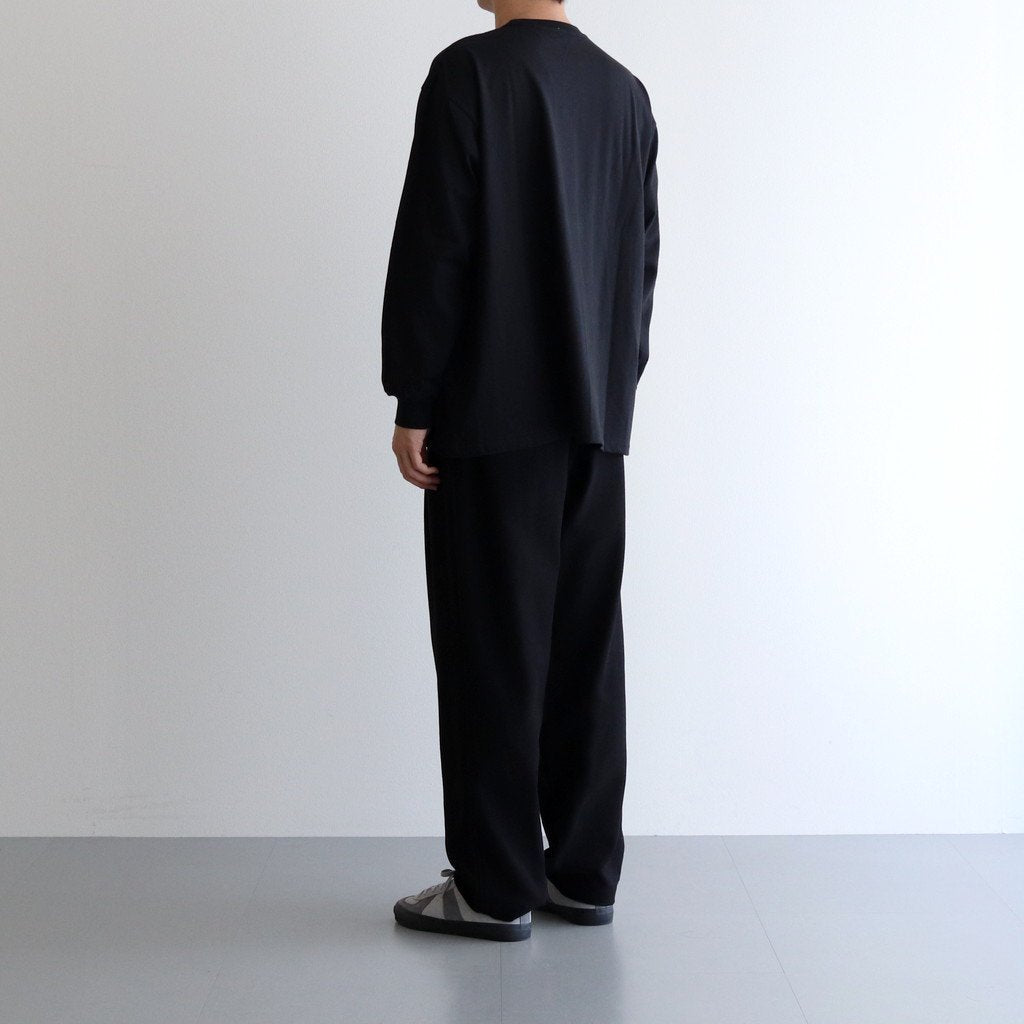 L/S Oversized Pocket Tee #BLACK [GU233-70107B]