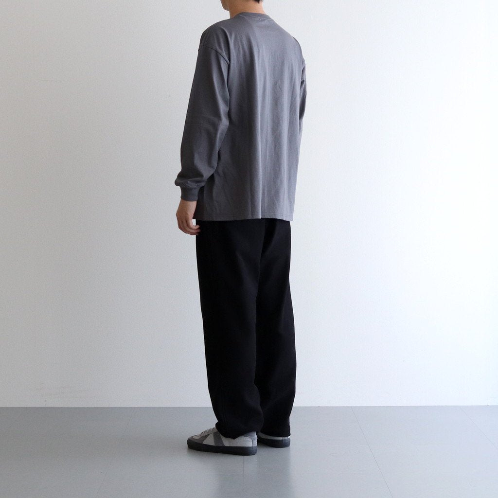 L/S Oversized Pocket Tee #GRAY [GU233-70107B]