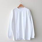 L/S Oversized Pocket Tee #WHITE [GU233-70107B]