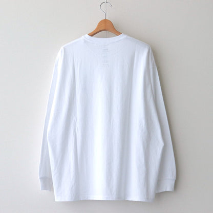 L/S Oversized Pocket Tee #WHITE [GU233-70107B]