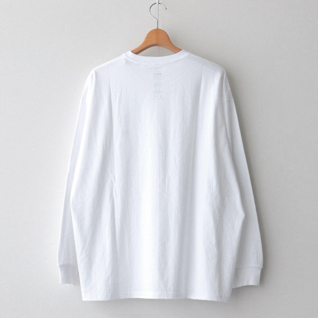 L/S Oversized Tee #WHITE [GU241-70105B]