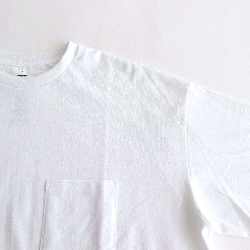 L/S Oversized Pocket Tee #WHITE [GU233-70107B]